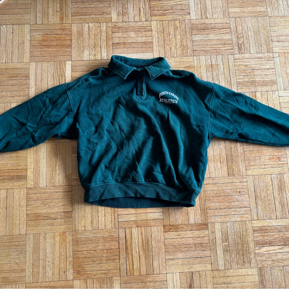 Roots Green Women's Sweater